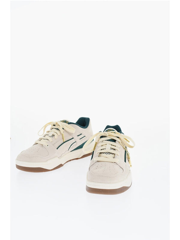 Puma Beige Low Top Sneakers