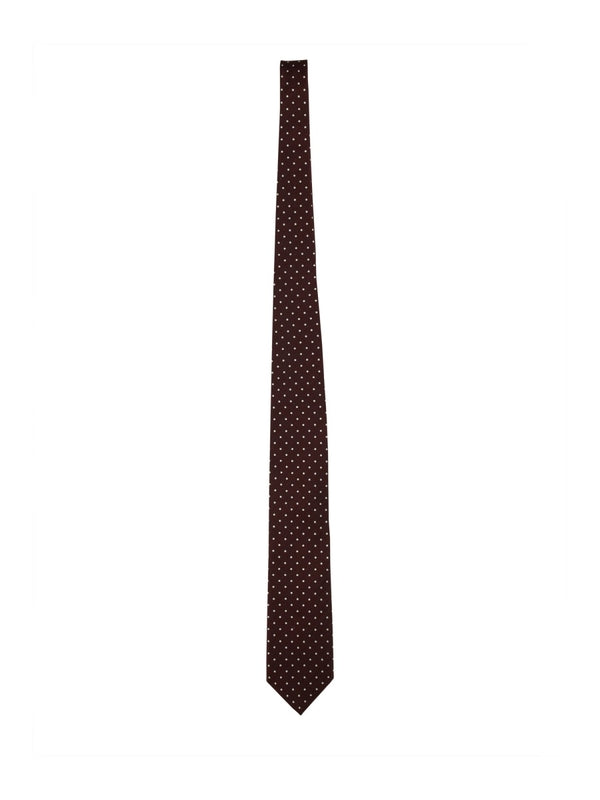 Polka Dot Silk Tie