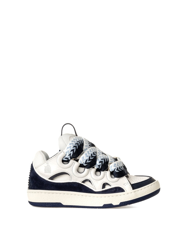 Lanvin Navy Low Top Sneakers