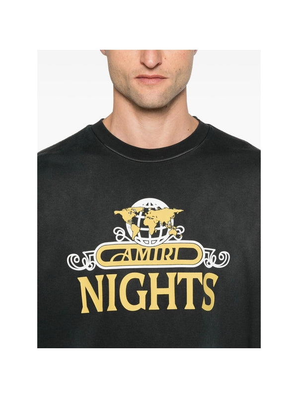 Amiri Black Half Sleeve