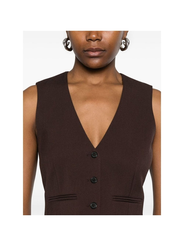 Wool Single Breasted Vest