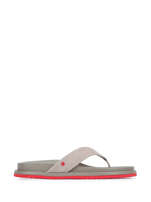 Kiton Grey Flip Flops