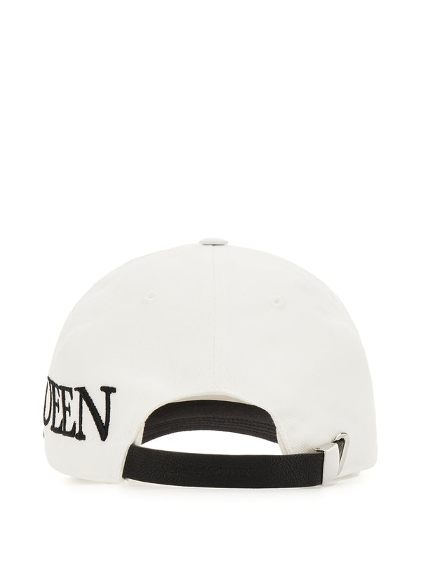 Alexander Mcqueen White Ball Cap