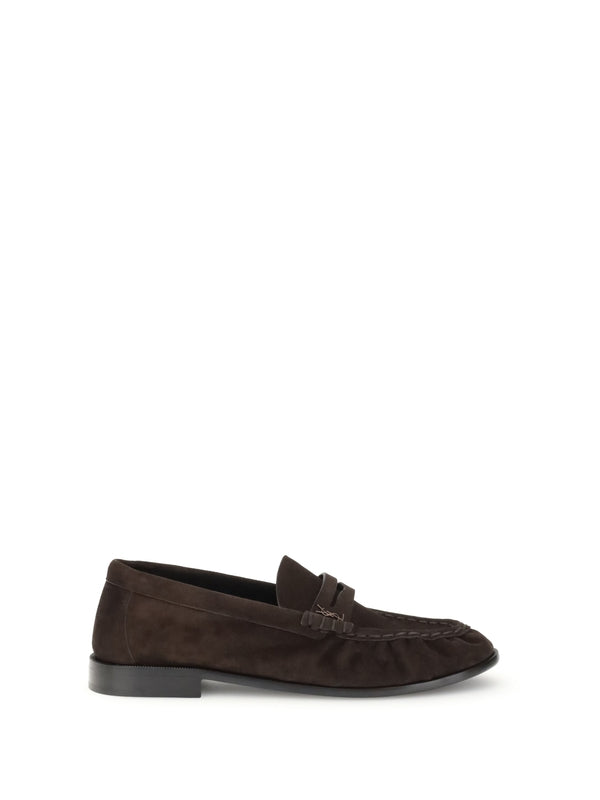 Saint Laurent Brown Penny Loafer