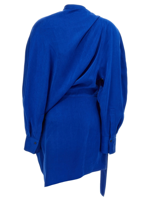 Draping Strap
  Mini Dress