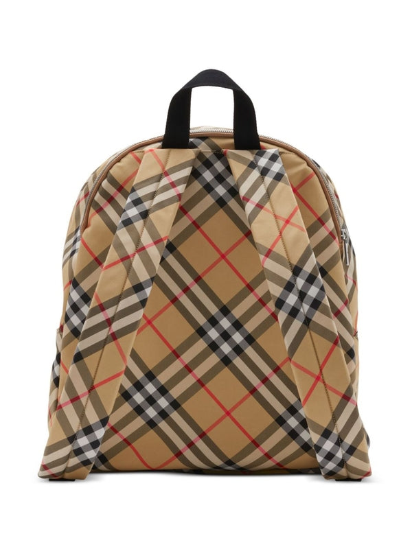 EKD Logo Check Pattern Backpack