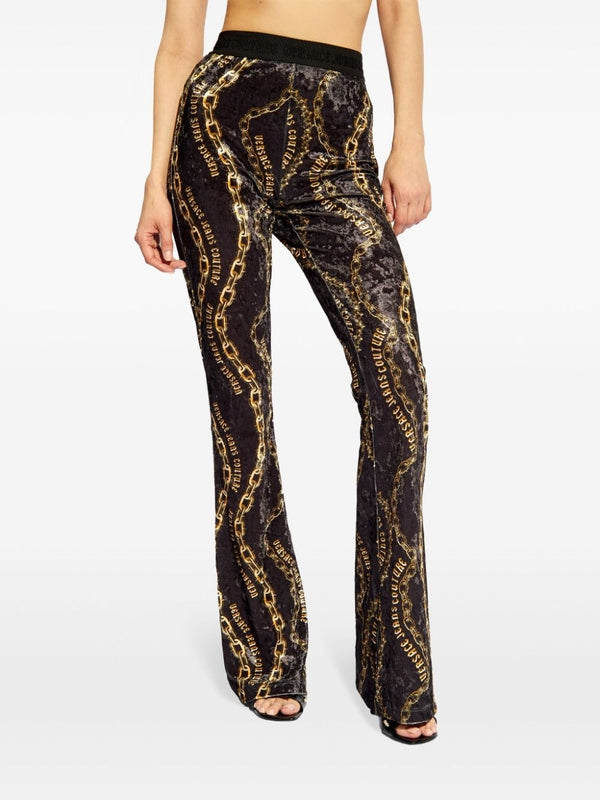 Allover Print Banded Pants