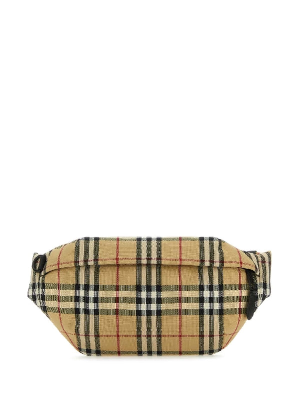 Vintage Check Nylon Belt Bag