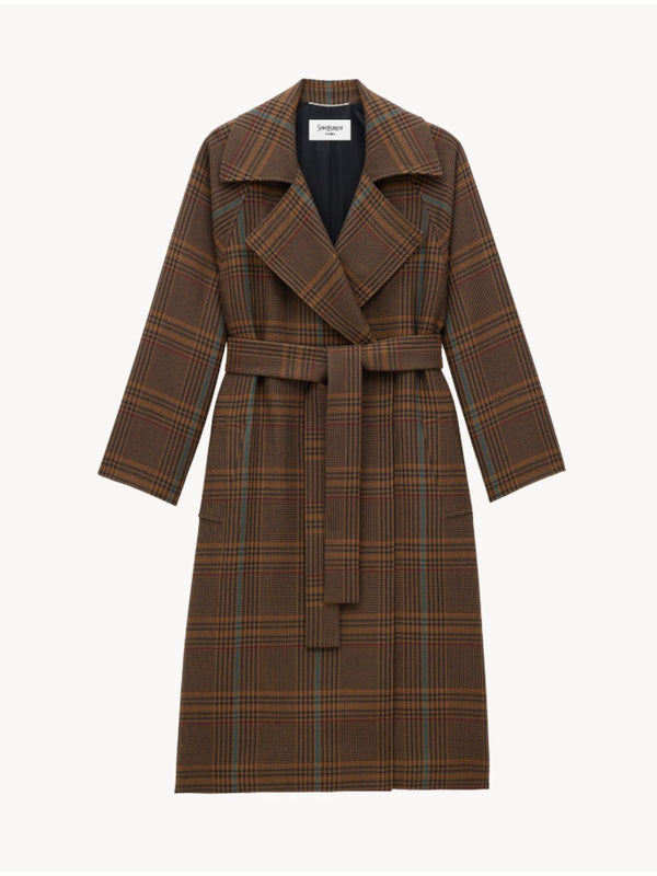 Saint Laurent Brown Coats