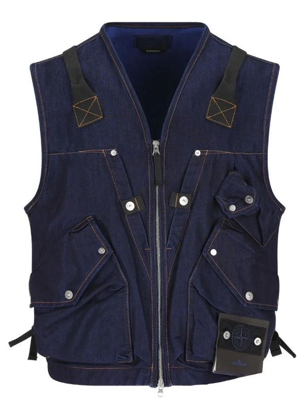 Stone Island Navy Vests