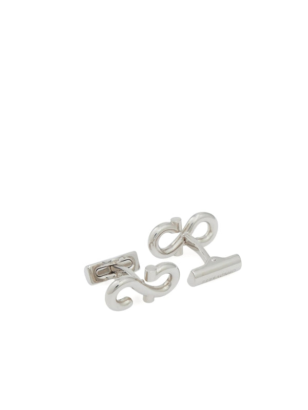 Ferragamo Silver Cufflinks