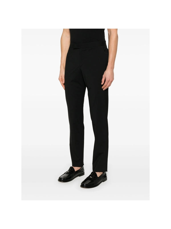 Black Virgin Wool Pants