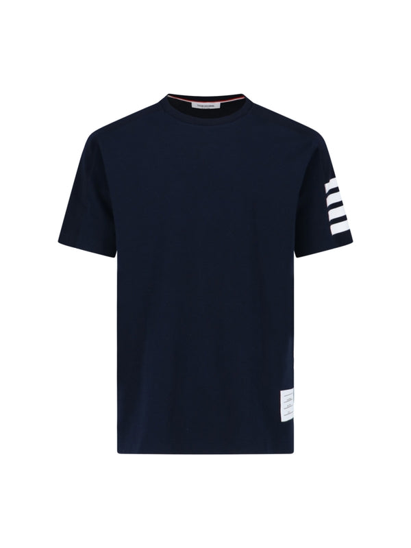 4-Bar Cotton Short-Sleeve T-Shirt