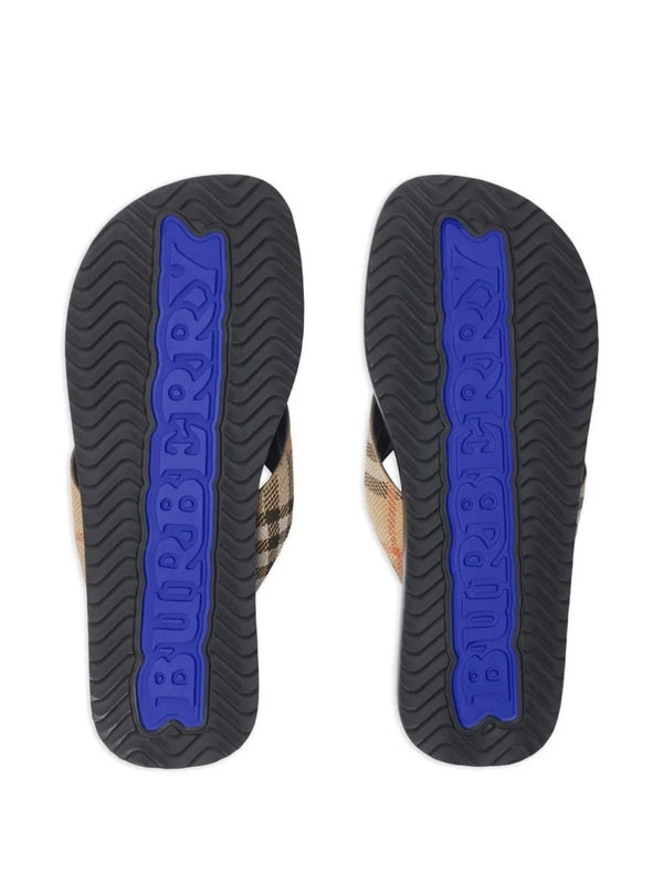 Pavillon Check Flip Flop