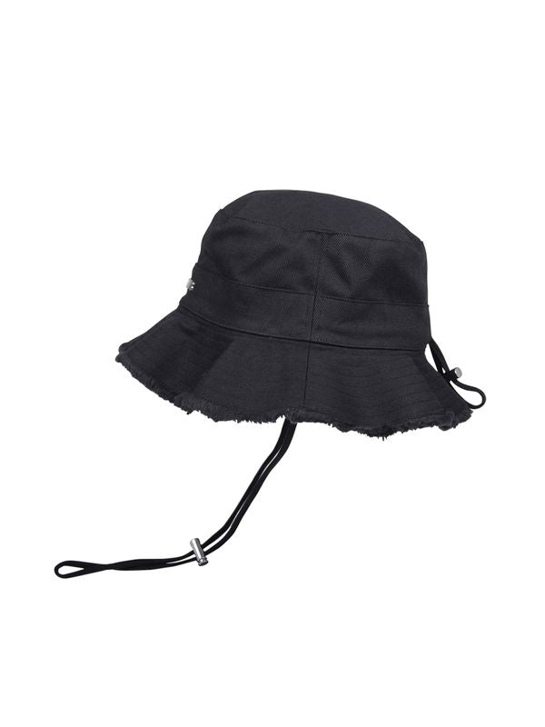 Jacquemus Le Bob Artichaut Black Bucket Hat