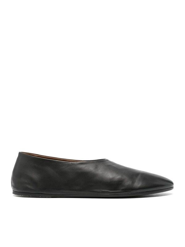 Slip-on Flat Leather Loafers