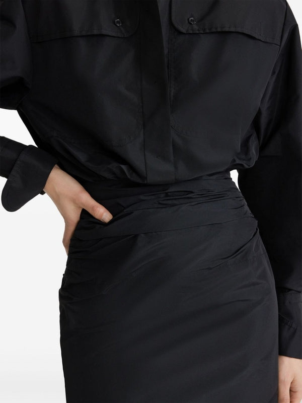 PATOU - Drape Satin Dress - Jente