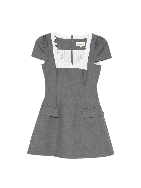 SHUSHU/TONG Grey Mini Dress