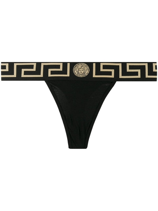 Greca Banding Thong Briefs