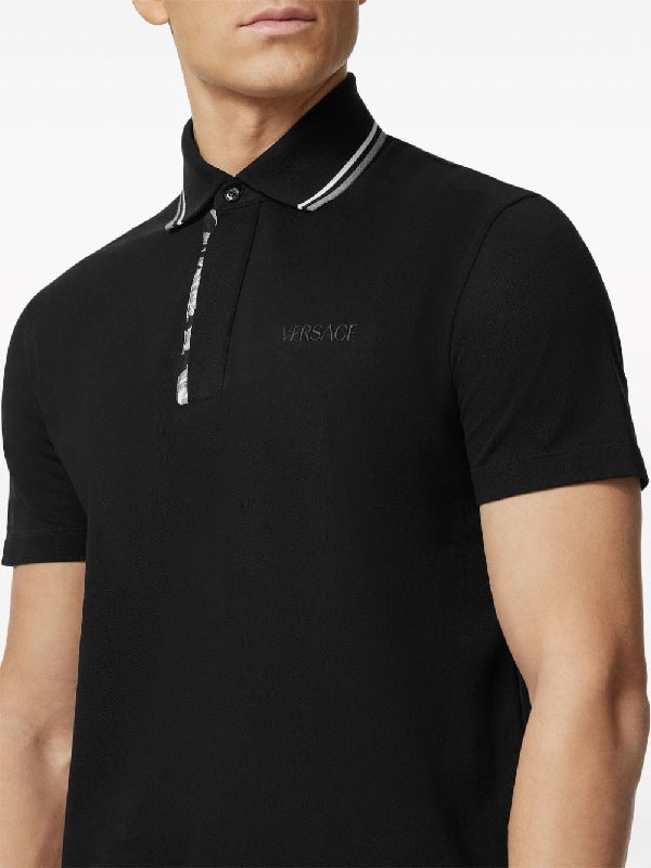 Barocco Cotton Polo Shirt