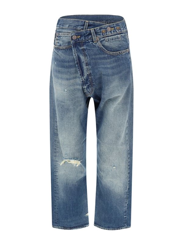 Crossover Denim Pants