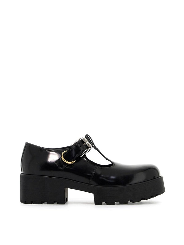 Voyou Mary Jane Leather Loafers