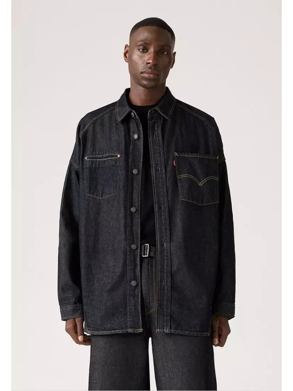 Levi'S Navy Shirt