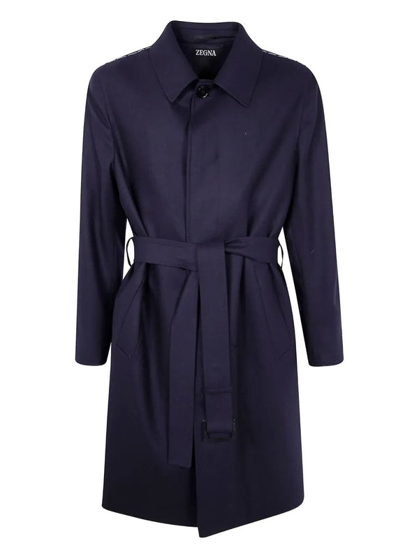 Zegna Navy Coat