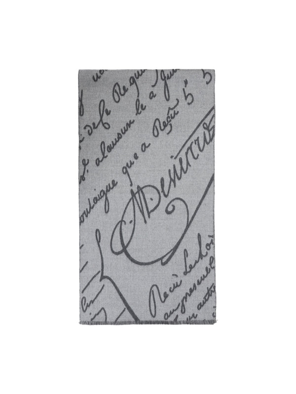 Berluti Grey Wool Mufflers