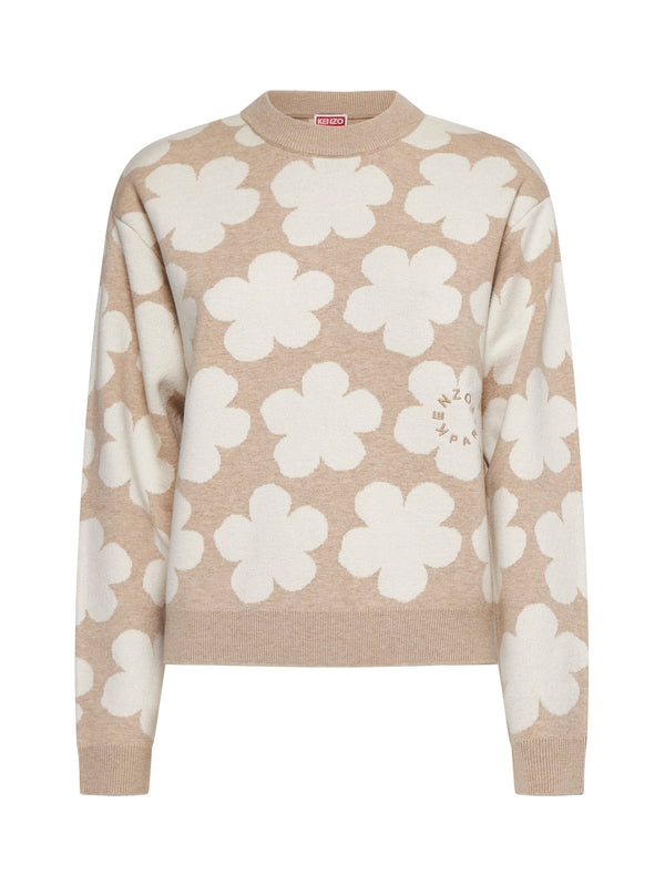 Boke Flower Crew Neck Knit