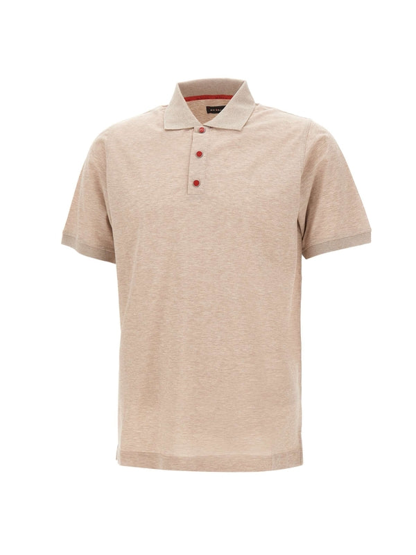 Kiton Beige Polo Shirts
