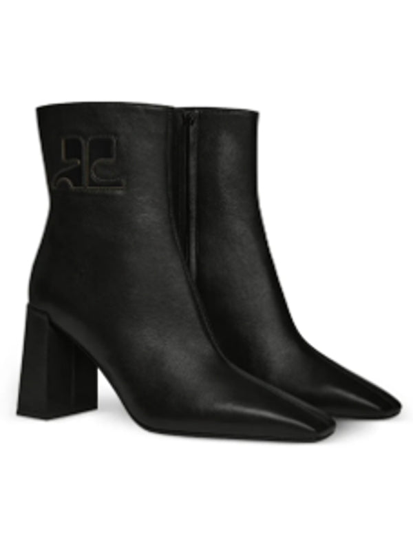 Courrèges Black Ankle Boots