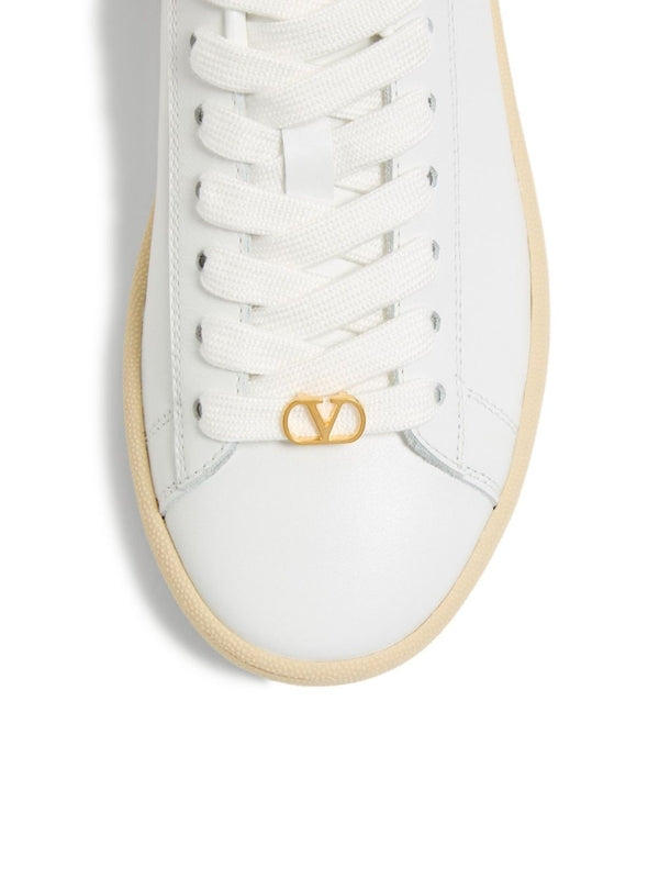 Valentino White Low Top Sneakers
