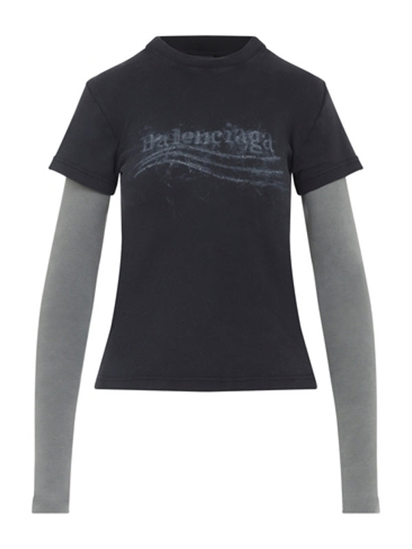 Balenciaga Layered Longsleeve Top