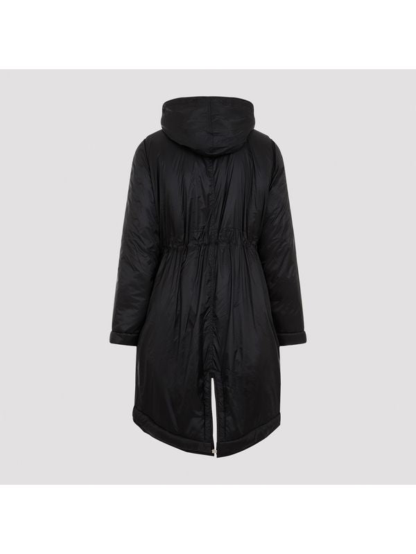 Drawstring Nylon Parka