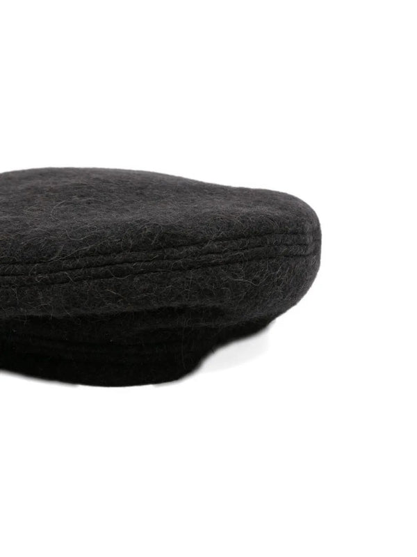 Oversized Black Beret