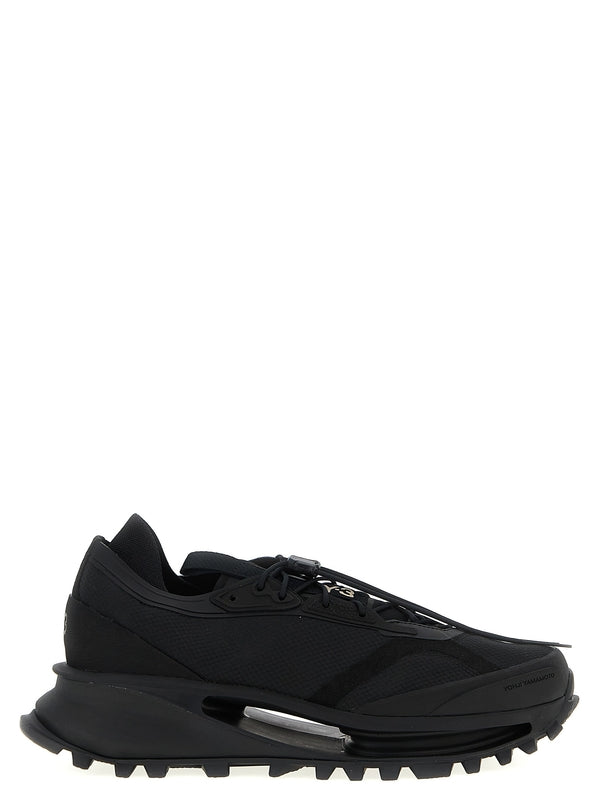 Y-3 Black Low Top Sneakers