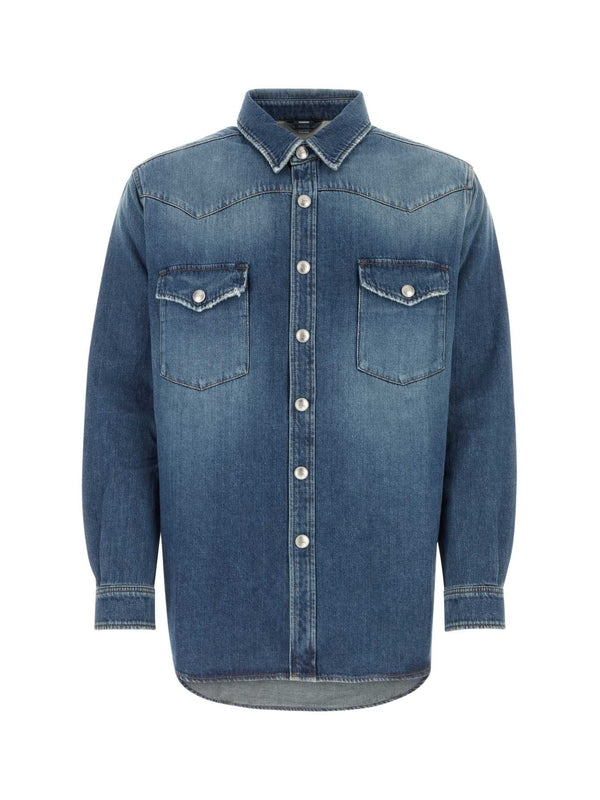 Western Cotton Denim Shirt