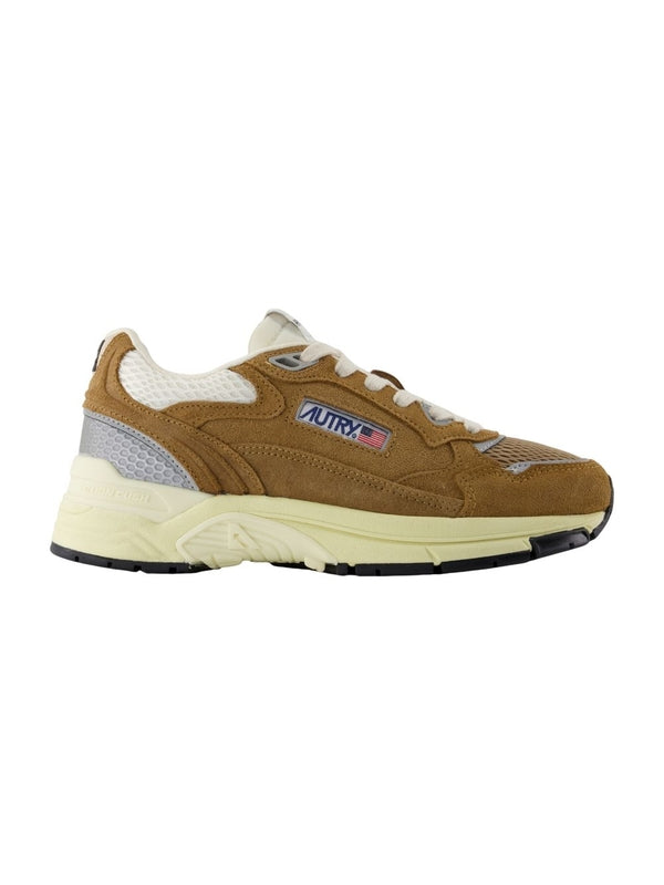 Autry Brown Low Top Sneakers