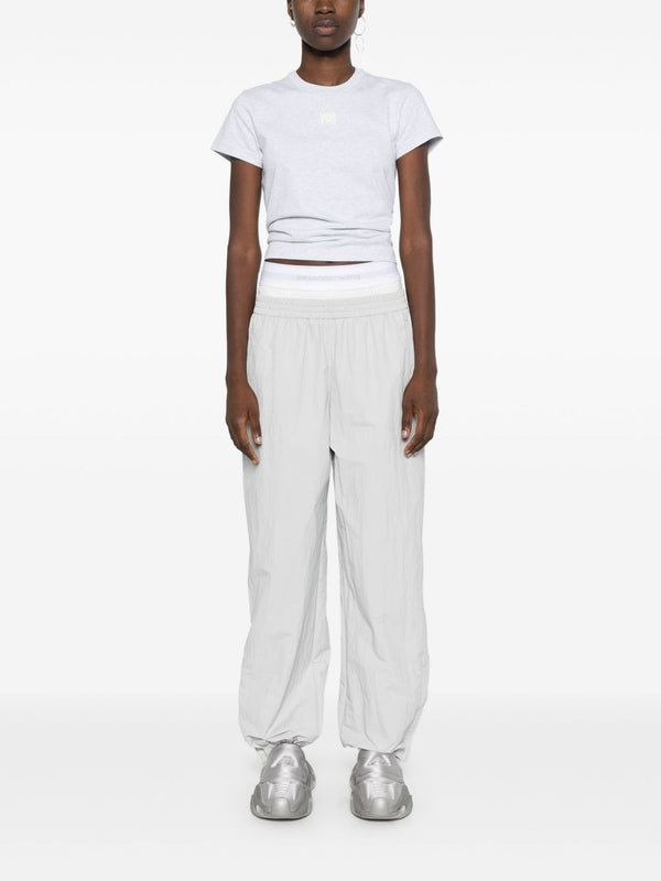 Logo Printing Crop Short-Sleeve T-Shirt