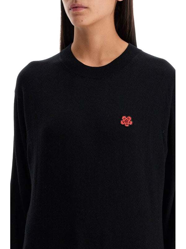 KENZO - Bokeh Flower Embroidery Wool
  Knit - Jente