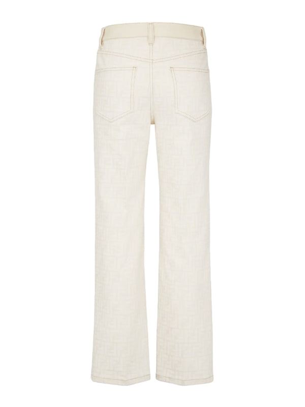 Allover FF Jacquard Denim
  Pants