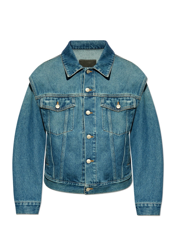 Back Stitch
  Cutout Denim Jacket