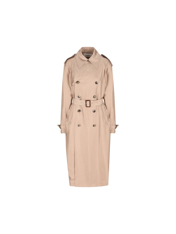 Silk Trench Coat