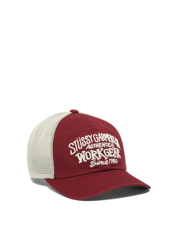 Stussy LP WORKGEAR Burgundy Cap