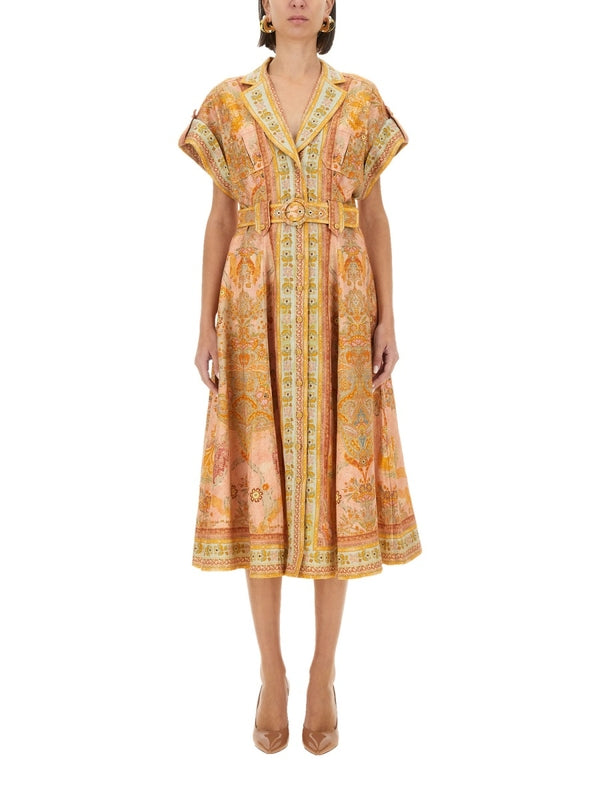 ACACIA Linen Midi Dress