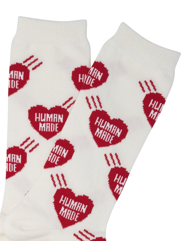 Heart Logo Jacquard Socks