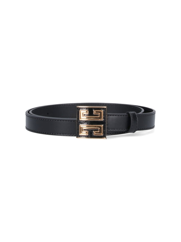 4g Buckle Leather Belt - Jente