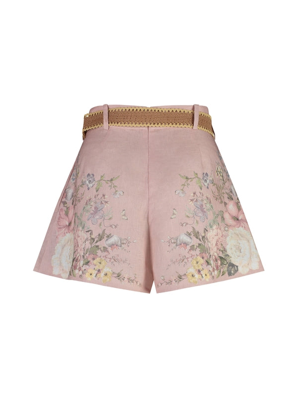 Waverly Belt Linen Shorts