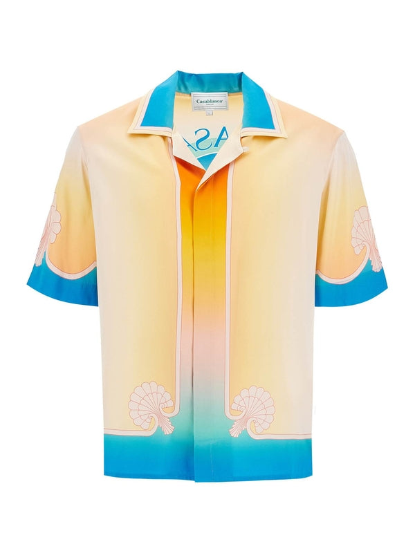 short-sleeved silk shirt Shirts